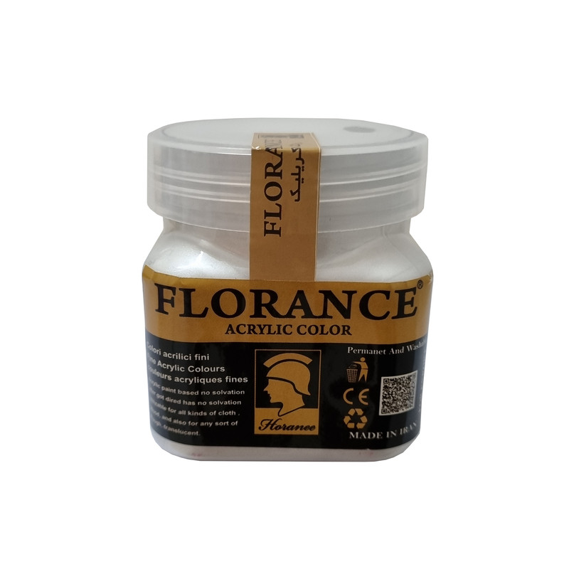 رنگ اکریلیک فلورانس مدل pearl کد 46 حجم 300 میلی لیتر