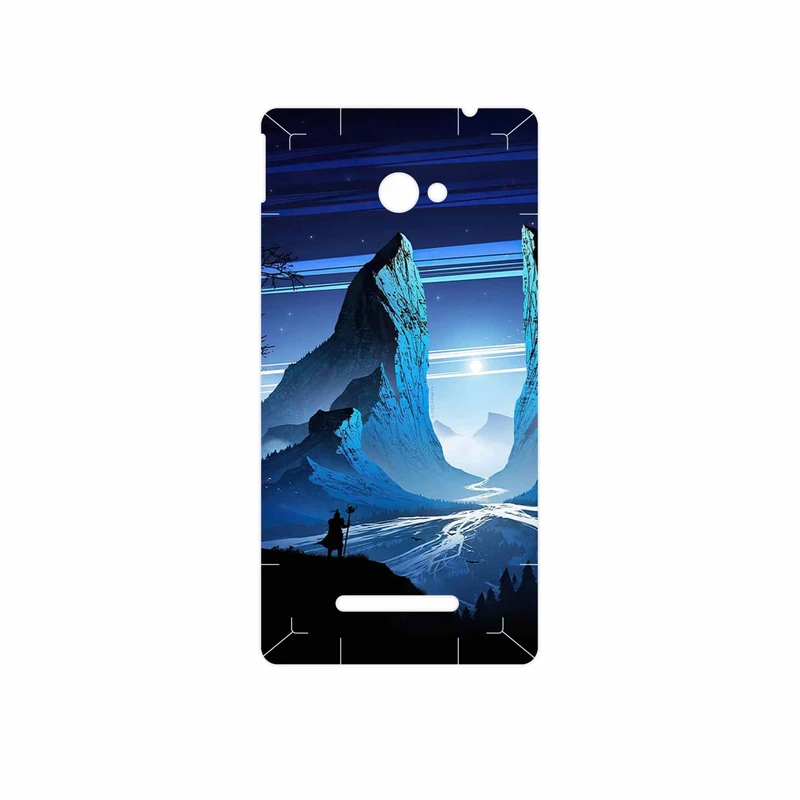 برچسب پوششی ماهوت مدل Blue Mountains Digital Art مناسب برای گوشی موبایل اچ تی سی 8X