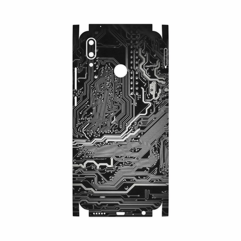 برچسب پوششی ماهوت مدل Black Printed Circuit Board-FullSkin مناسب برای گوشی موبایل هوآوی Y9 2019