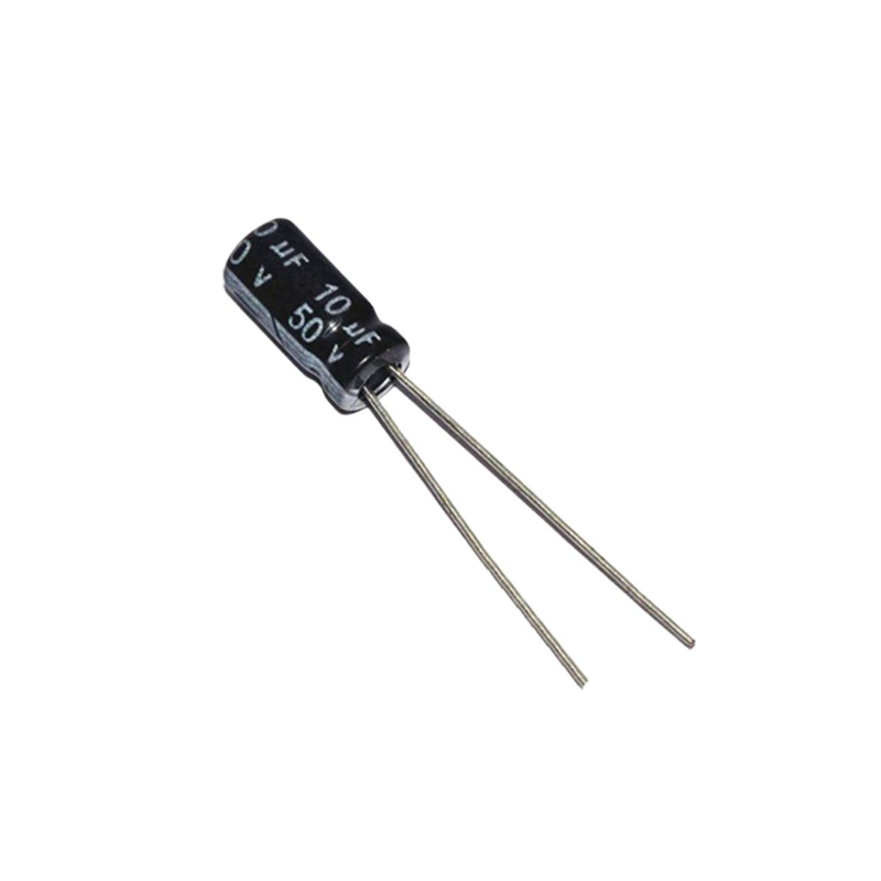 خازن الکترولیت 10 میکروفاراد کد 50V بسته 20 عددی