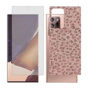 Glass Together model matte screen protector suitable for Samsung Galaxy Note20 Ultra 5G mobile phone with cover sticker on the back of the phone