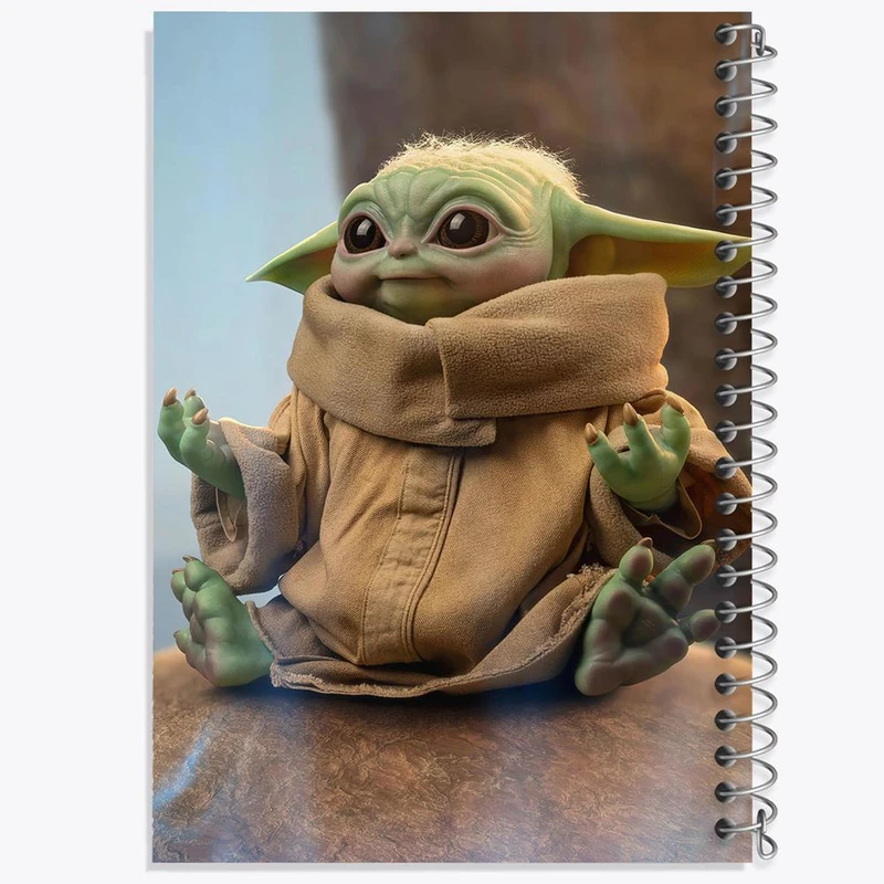 دفتر نقاشی 50 برگ خندالو مدل یودا سریال جنگ ستارگان کد 26074