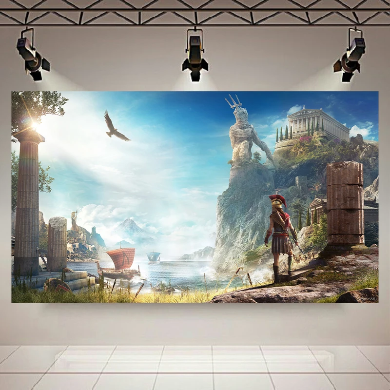 تابلو شاسی طرح Game مدل Assassins Creed Odyssey کد AR7670