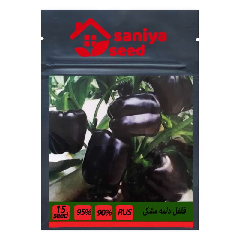 بذر فلفل دلمه مشکی سانیا سید مدل K8