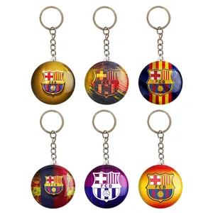 جاکلیدی خندالو مدل باشگاه بارسلونا FC Barcelona کد 1689A مجموعه 6 عددی