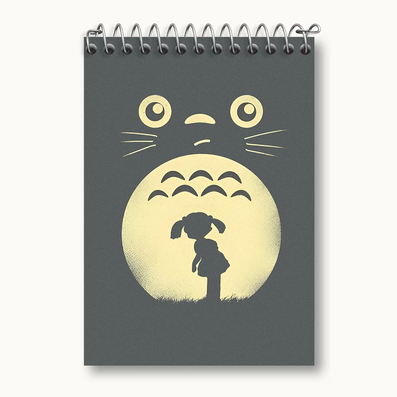 دفتر یادداشت 50 برگ خندالو طرح انیمه توتورو (Totoro)  کد N5201