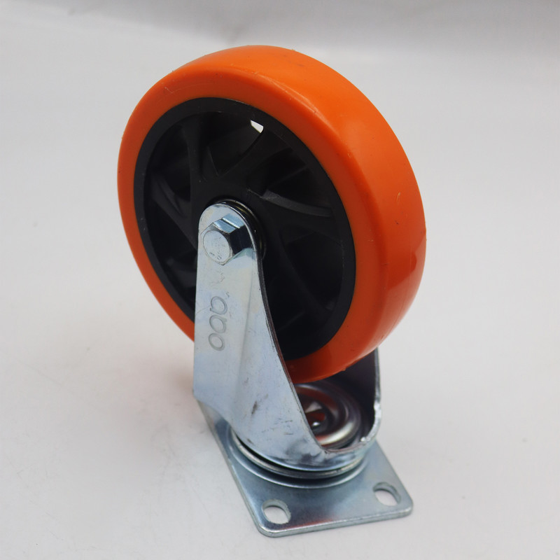 چرخ کفی‌دار آبو مدل گردان کد YP-125*32MM