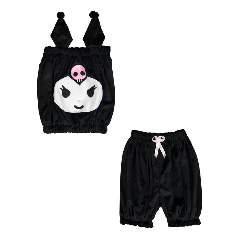 ست نیم تنه و شلوارک زنانه مدل کرومی