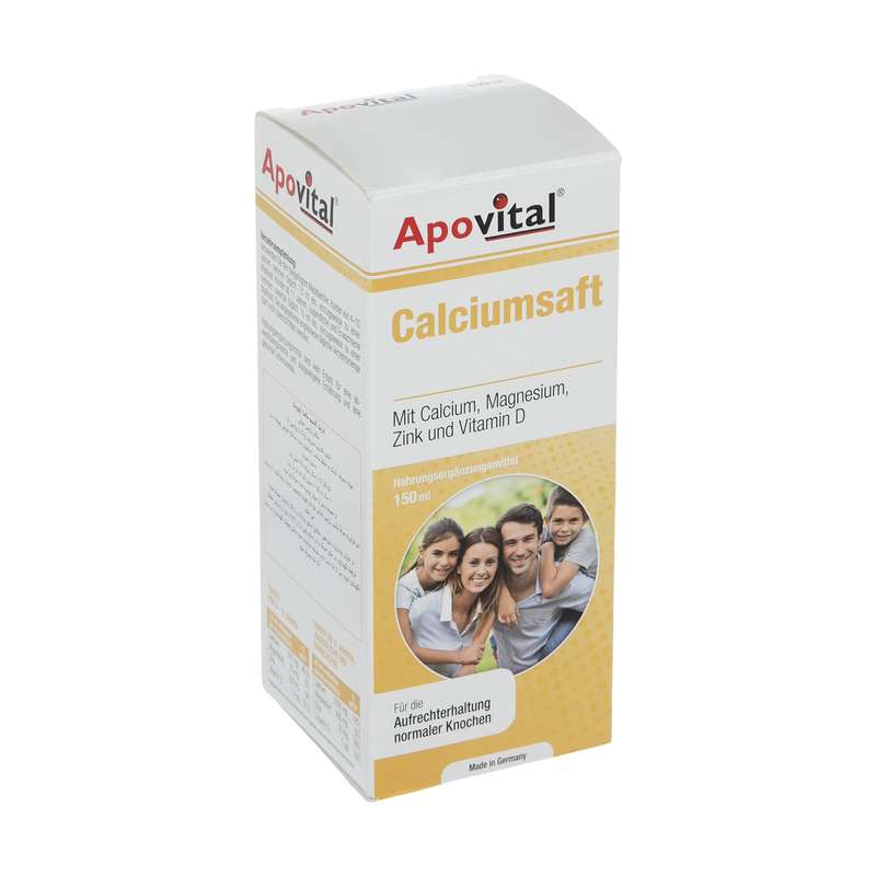 شربت کلسیم سافت آپوویتال حجم 150 میلی لیتر