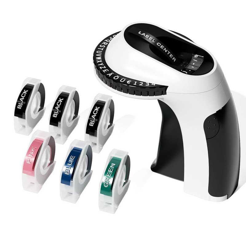 پرینتر لیبل زن فومیمو مدل E975 به همراه ۶ نوار لیبل