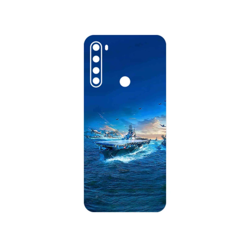 برچسب پوششی ماهوت مدل Warship مناسب برای گوشی موبایل شیائومی Redmi Note 8 2021
