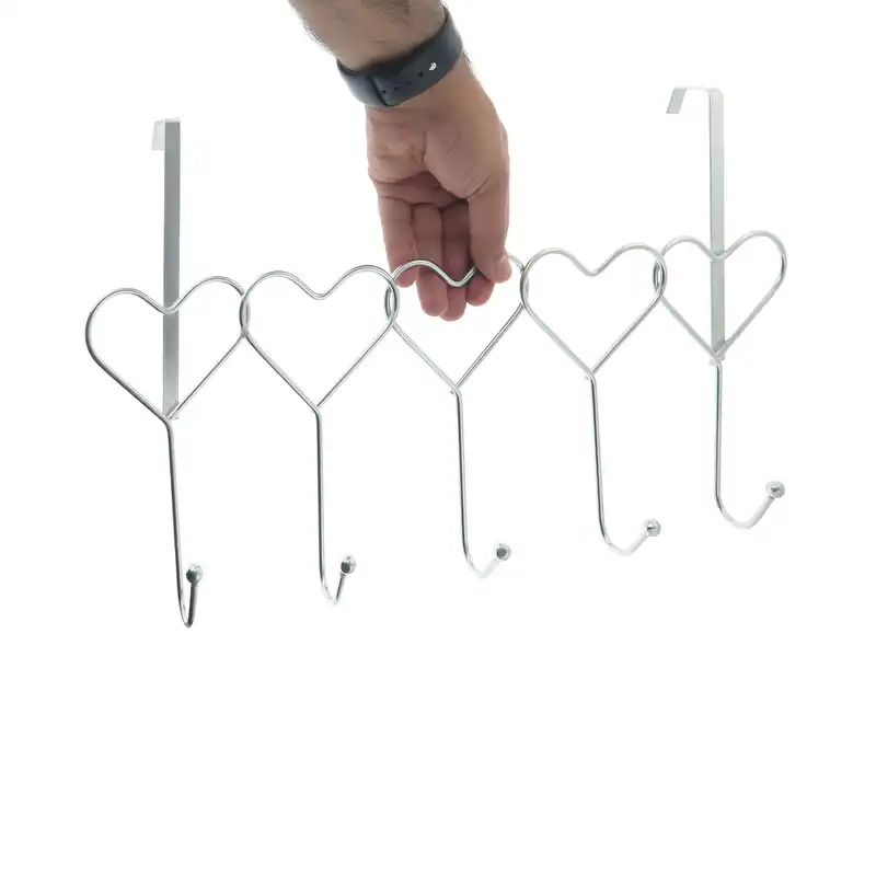 آویز لباس پشت دری مدل قلب کد Rk01