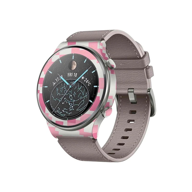  برچسب ماهوت طرح Army-Pink-pixel مناسب برای ساعت هوشمند هوآوی Watch GT 2 Pro