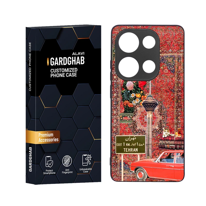 کاور گارد قاب علوی مدل دور ژله ای مناسب برای گوشی موبایل شیائومی Redmi Note 13 Pro 4G