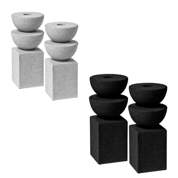 جاشمعی مدل دوقلو مدرن مینیمال مجموعه 2 عددی