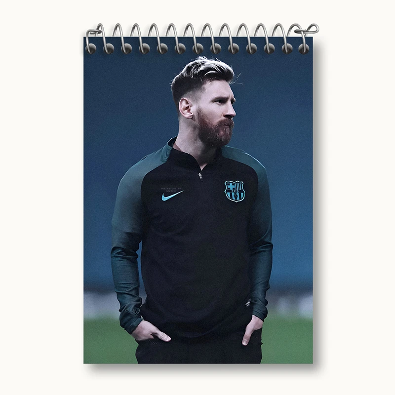 دفتر یادداشت 50 برگ خندالو طرح لیونل مسی کد N4746