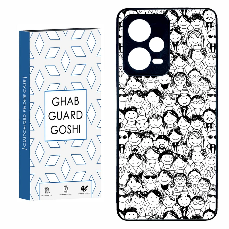 کاور قاب گارد گوشی طرح آدمک کد TPU-076 مناسب برای گوشی موبایل شیائومی  REDMI NOTE 12 PRO 5G