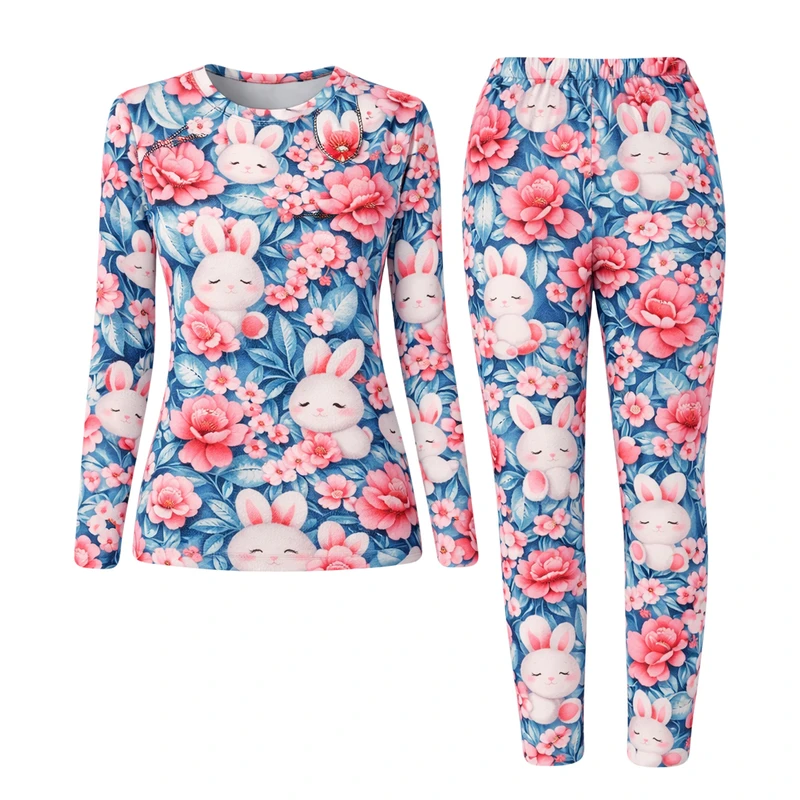 ست تی‌شرت آستین بلند و شلوار راحتی زنانه مدل آوید کد 167