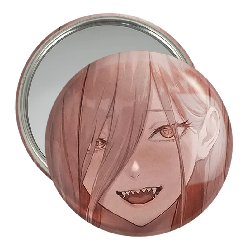 آینه جیبی خندالو مدل پاور انیمه مرد اره ای Chainsaw Man  کد 17993