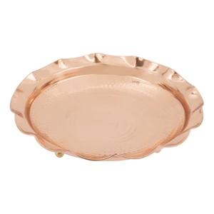 ظرف سرو مس زنجان کد 001