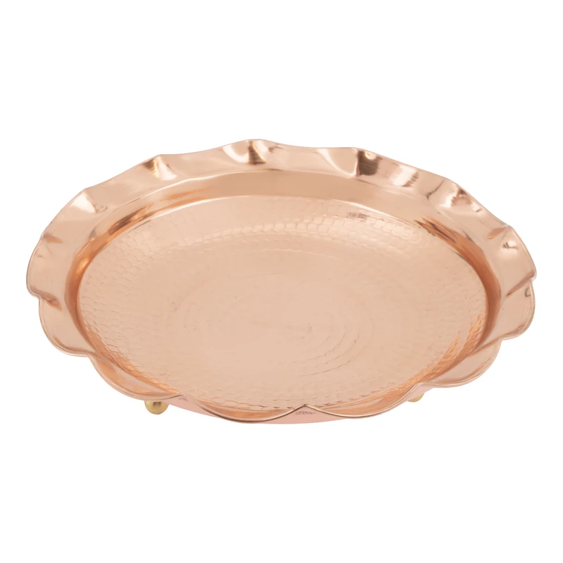 ظرف سرو مس زنجان کد 001