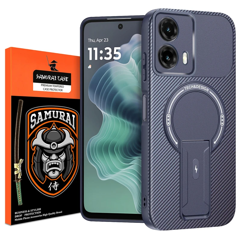 کاور سامورایی مدل Carbon Stand مناسب برای گوشی موبایل موتورولا Moto G35 