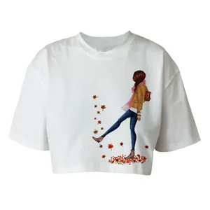 کراپ‌تاپ آستین کوتاه زنانه کد  s 51