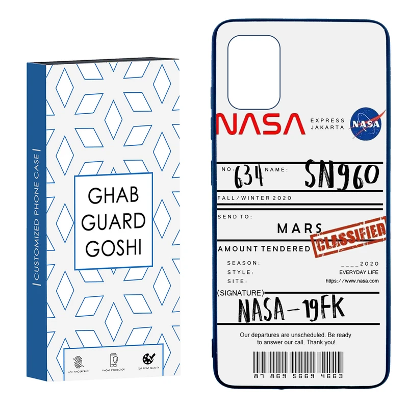 کاور قاب گارد گوشی طرح ناسا کد TPU-192 مناسب برای گوشی موبایل سامسونگ  Galaxy A51