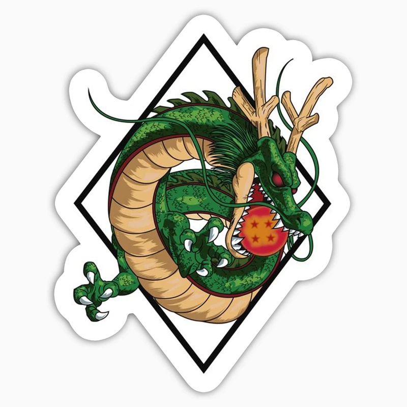 استیکر لپ تاپ و موبایل بووم طرح دراگون مدل Star کد KT86