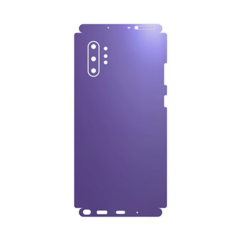 برچسب پوششی ماهوت مدل Full skin-Matte-BlueBerry مناسب برای گوشی موبایل سامسونگ Galaxy Note10Plus