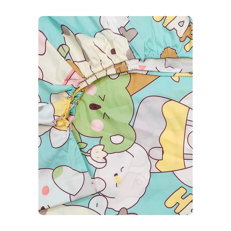 ملحفه فیلور آدنو مدل Happy کد FI57 یک نفره سایز 90x200 سانتی‌متر 