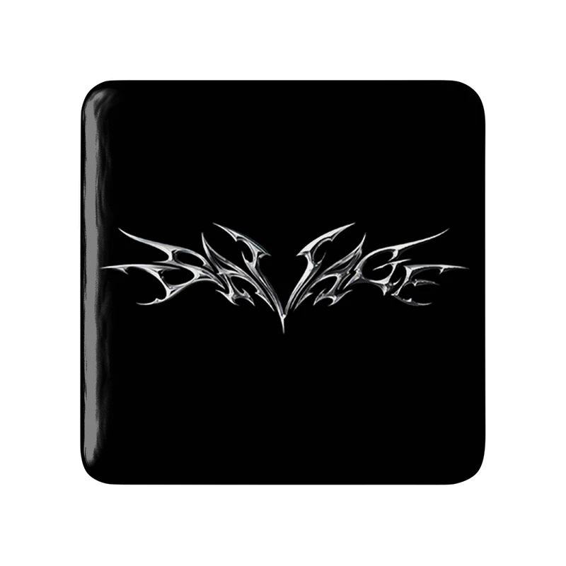 مگنت خندالو طرح گروه آسپا Aespa  مدل مربعی کد 19753