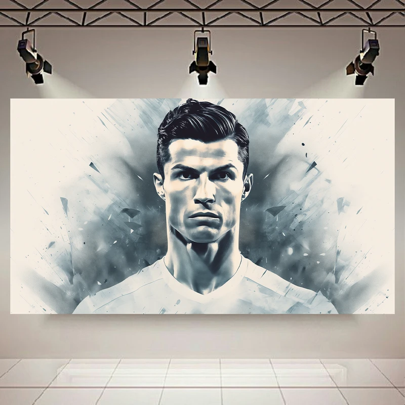 پوستر دیواری طرح رونالدو مدل چهره کد AR304868