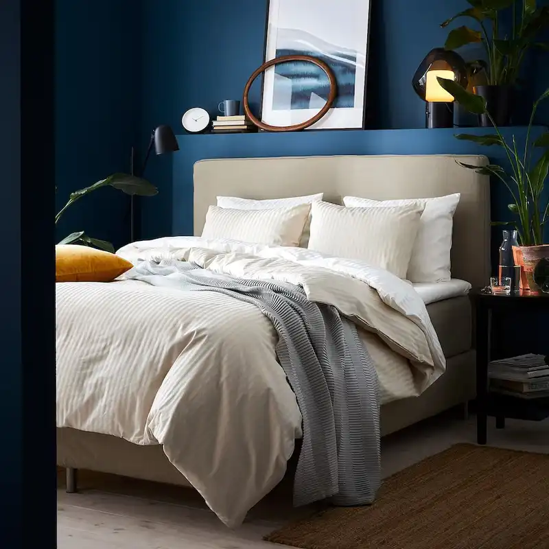 سرویس ملحفه ایکیا مدل NATTJASMIN دو نفره سه تکه