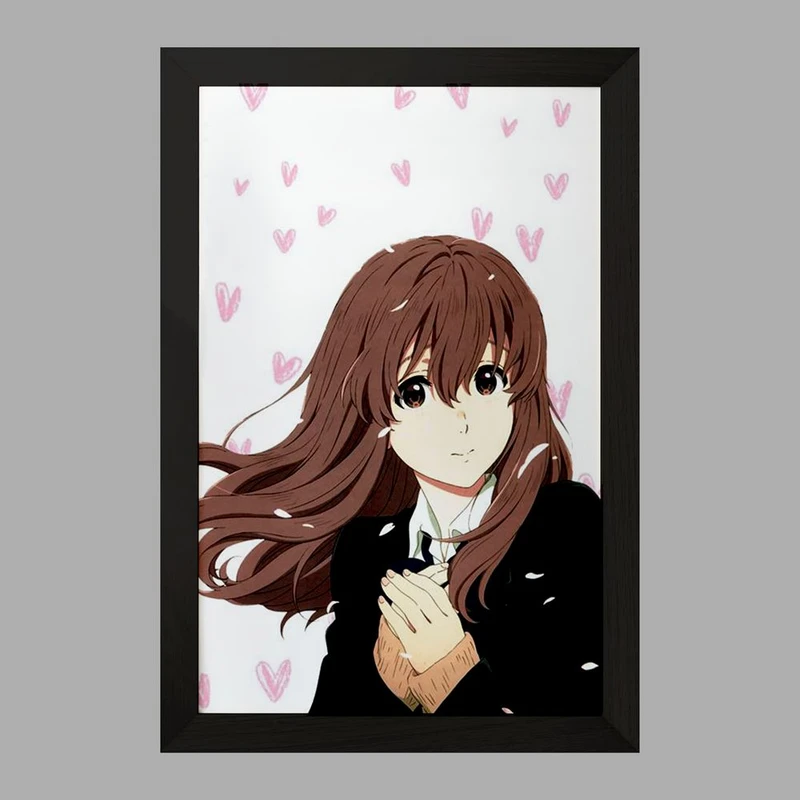 تابلو خندالو مدل شوکو نیشیمیا انیمه سایلنت ویس A Silent Voice  کد 15802