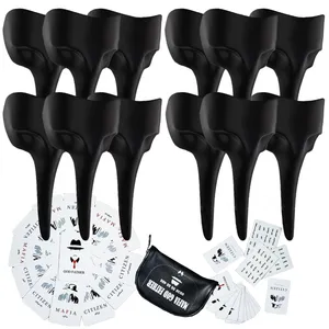 ماسک ایفای نقش طرح مافیا مدل ماموت اشرافی بسته 12 عددی به همراه 30کارت مافیا