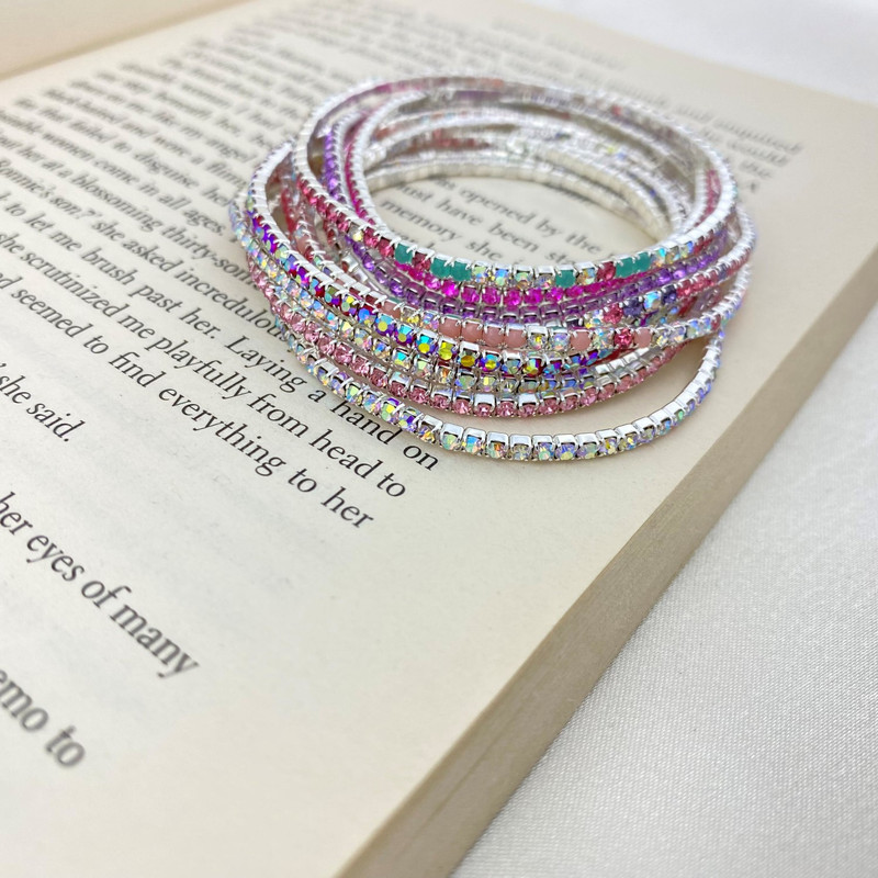 دستبند زنانه مدل کشی کد B4433 مجموعه 10 عددی