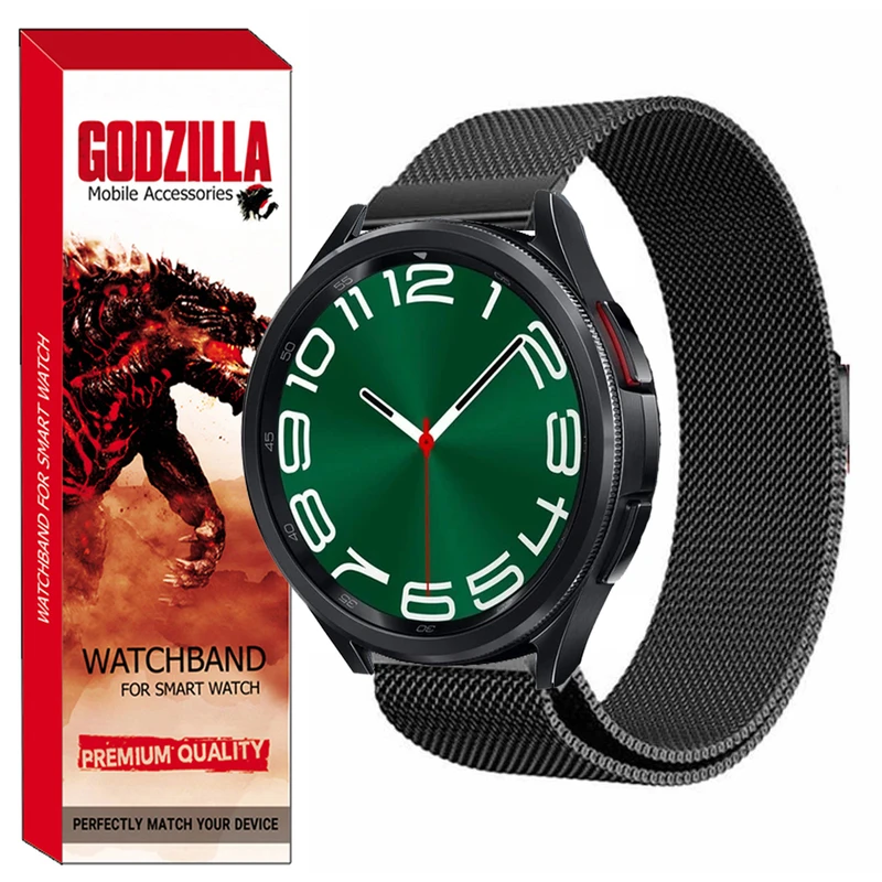 بند گودزیلا مدل Milanese مناسب برای ساعت هوشمند سامسونگ Galaxy Watch6 Classic 43mm