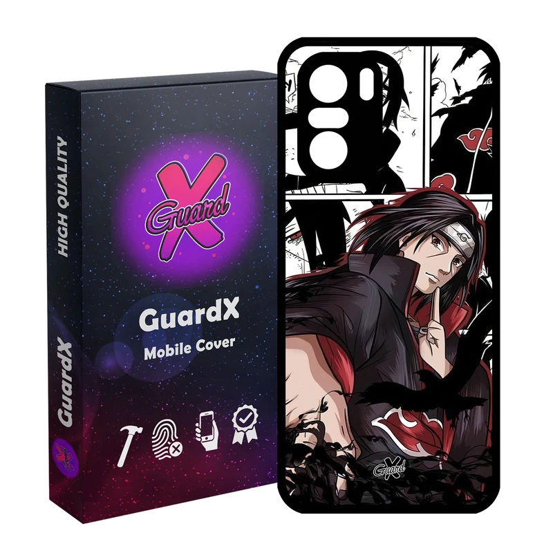 کاور گارد ایکس طرح Itachi Anime مدل Glass10550 مناسب برای گوشی موبایل شیائومی Poco F3/MI 11X/MI 11X Pro/Redmi K40/K40 Pro