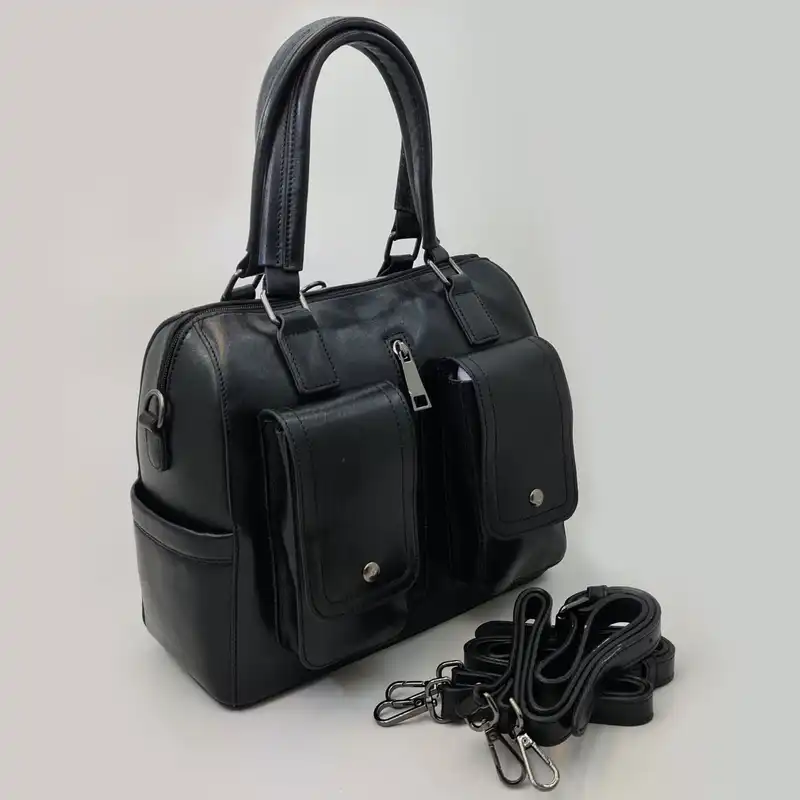 کیف دستی زنانه مدل آریوس 3 کاره چرم طبیعی کد 660