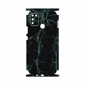 MAHOOT Graphite-Green-Marble-FullSkin Cover Sticker for Infinix Hot 10 Play