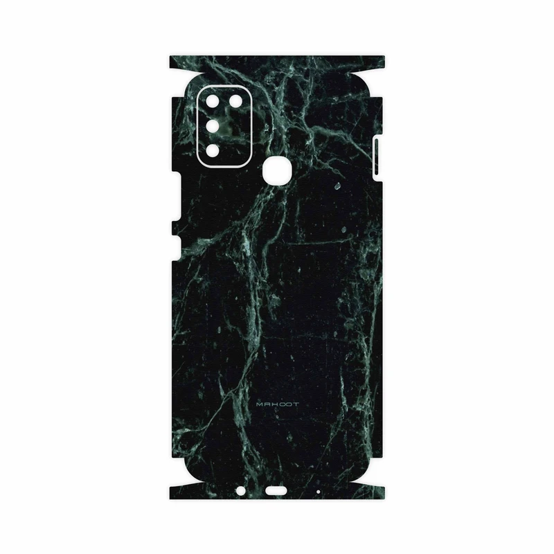 برچسب پوششی ماهوت مدل Graphite-Green-Marble-FullSkin مناسب برای گوشی موبایل اینفینیکس Hot 10 Play