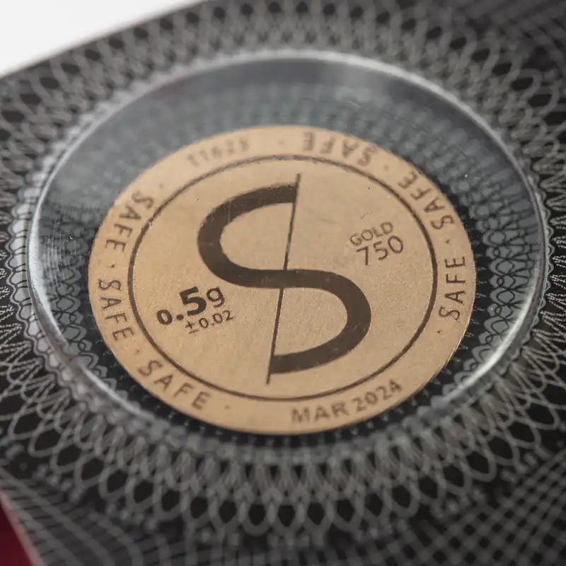 شمش طلا 18 عیار طلای سیف مدل H0.5