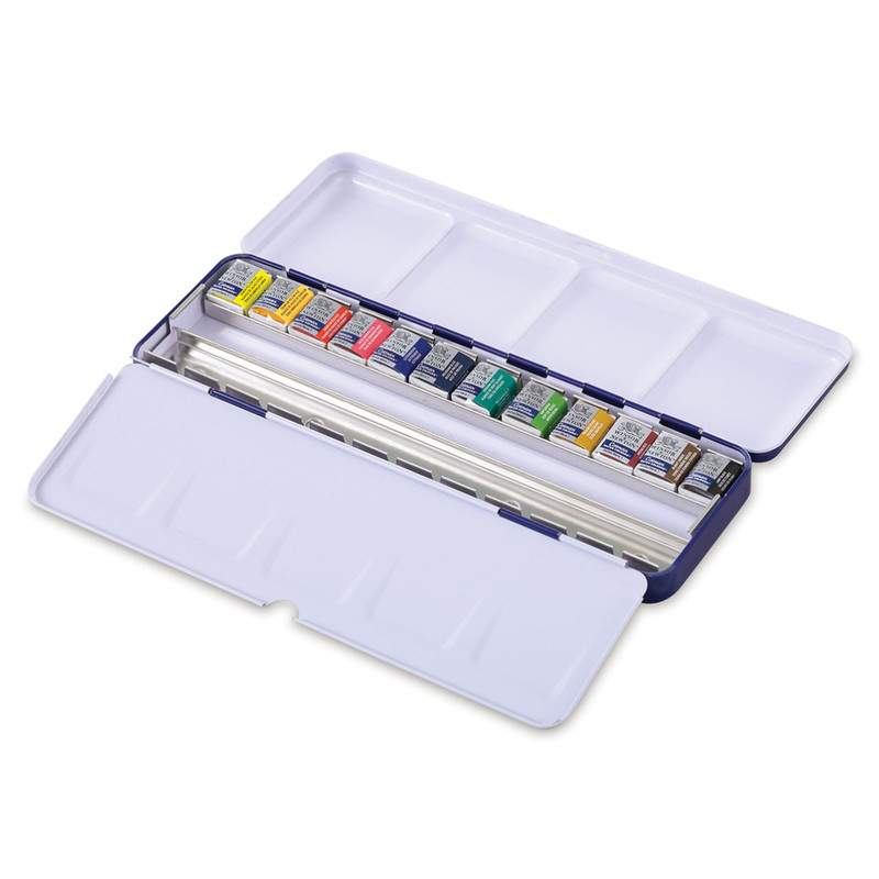 آبرنگ 12 رنگ وینزور اند نیوتون مدل Cotman کد a29410