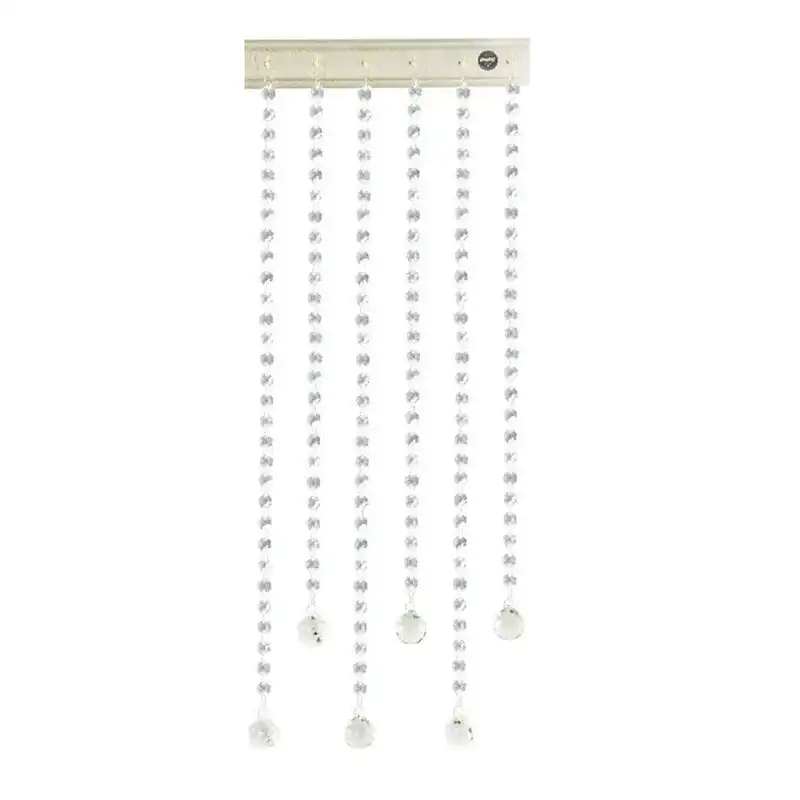 پرده آویز کریستالی آریا کریستال مدل کوتاه و بلند سایز 30x30 سانتی متر