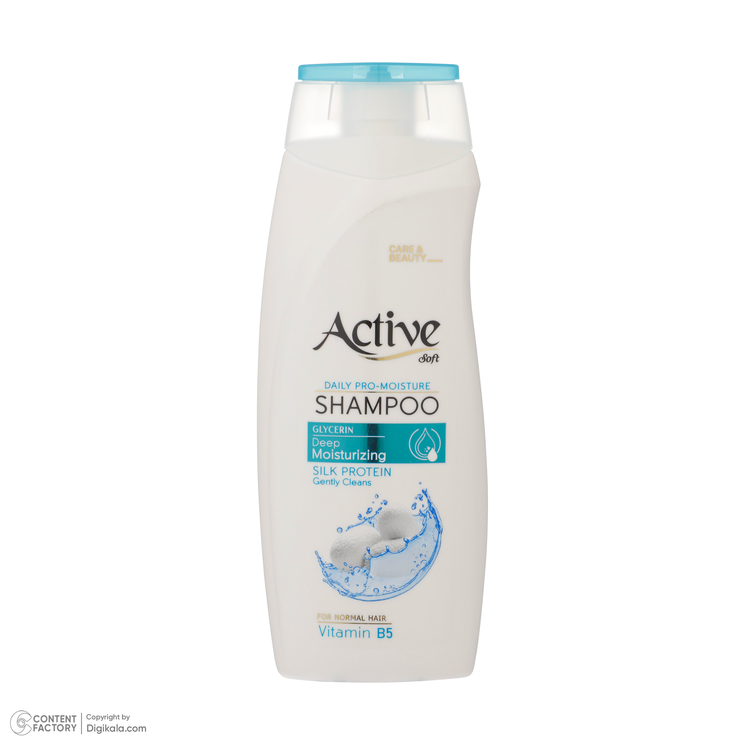 شامپو مو اکتیو مدل مرطوب کننده Silk Protein حجم 350 میلی لیتر
