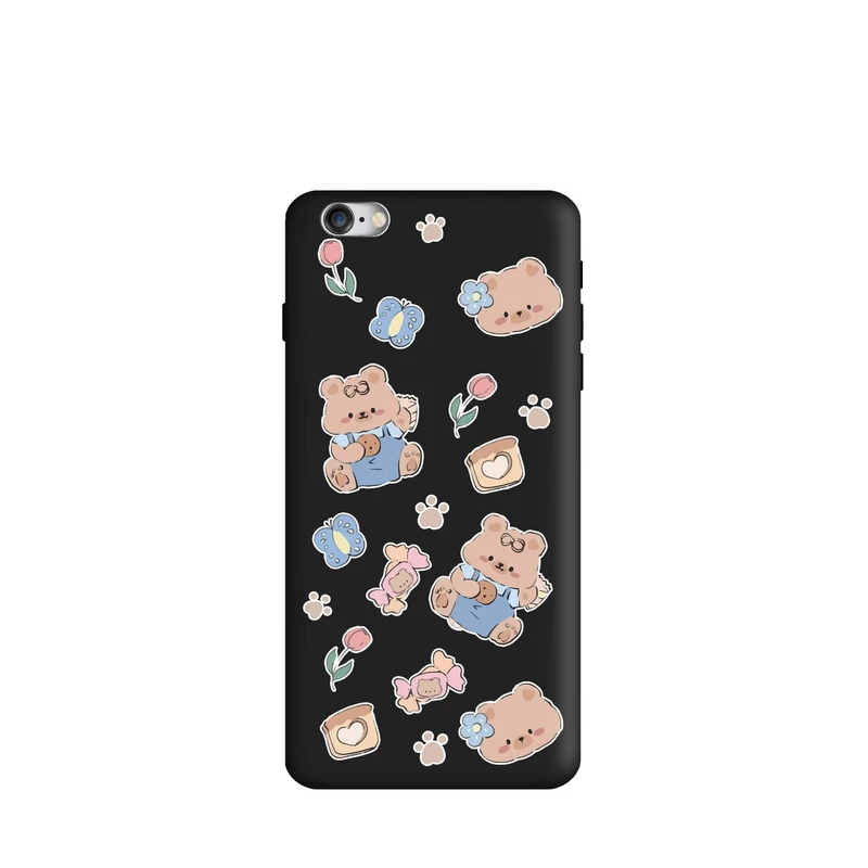 کاور قاب گوشی طرح عروسکی خرسی کد k1462 مناسب برای گوشی موبایل اپل iphone 6 Plus / 6s Plus