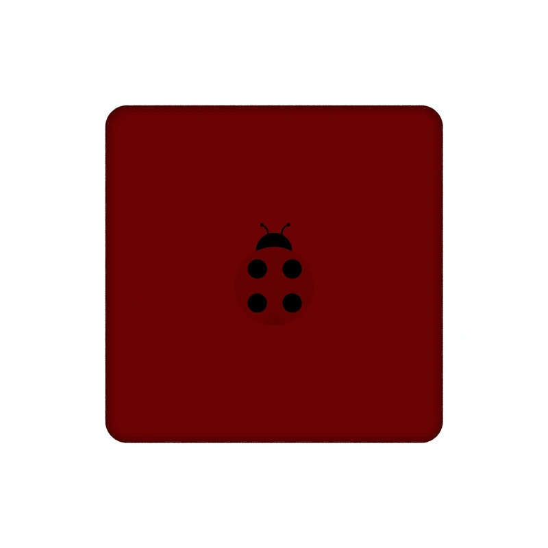 زیرلیوانی طرح کفشدوزک کد    5264326