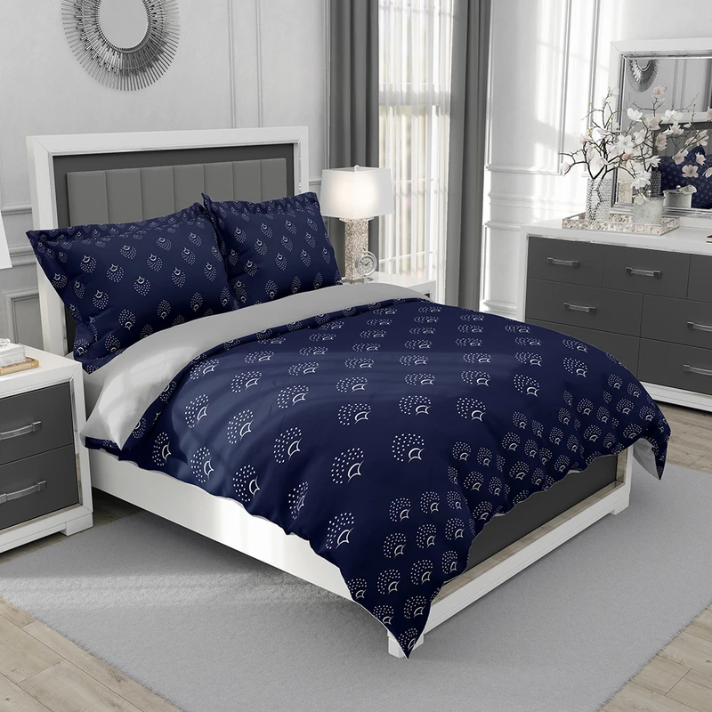 سرویس روتختی نوپه هوم مدل گل ریز T6120 تکنفره 5 تکه