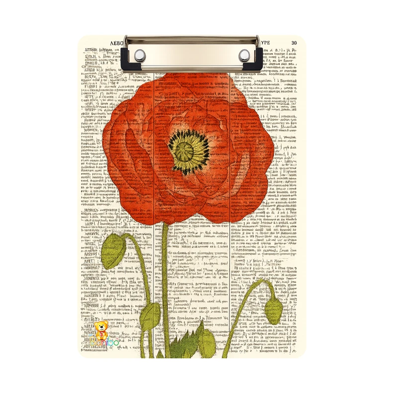 تخته شاسی بانیبو طرح گل کد 2757  سایز a4